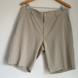 Peter Millar tan shorts size 34